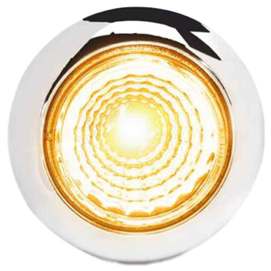 3/4 Inch?Amber?Marker?Round?Reflector?LED?Light?–?1?Diode