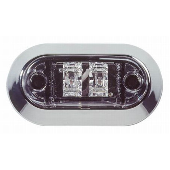 Amber LED Side Marker Light W/ Clear Lens - Replaces Ga100