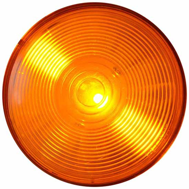 4 Inch Single High Power LED Light - Amber