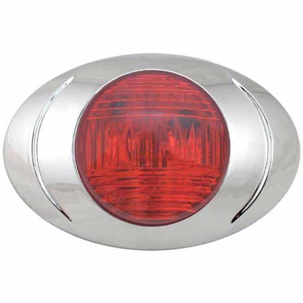 Red P3 LED Bullet Pigtail Light Red Lens
