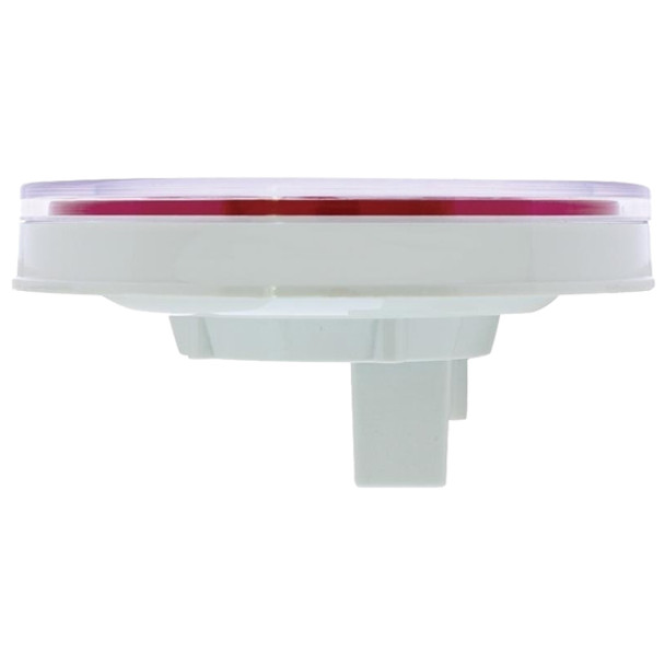 4 Inch Round 18 Diode GLO Red LED Light Red Lens