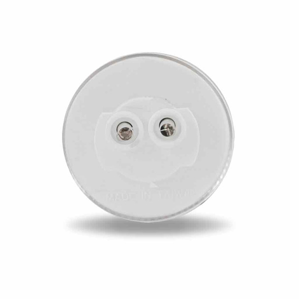 2 Inch Round Red LED Marker Light W/ 7 Diodes & Clear Lens