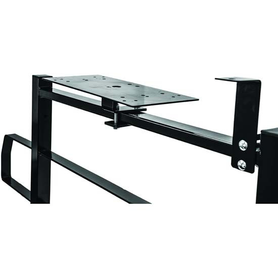 16 X 7 Inch KabGard Black Powder-Coated Carbon Steel Mini Light Bar Mount