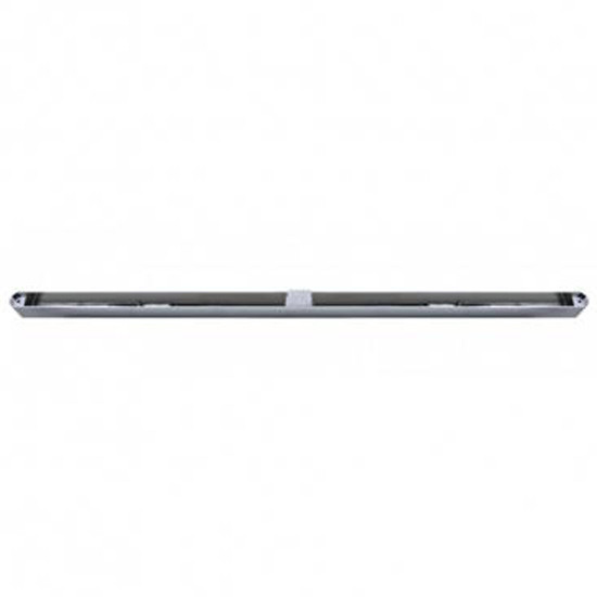 Chrome 24 Inch Long Dual 12 Inch LED Light Bar Housing