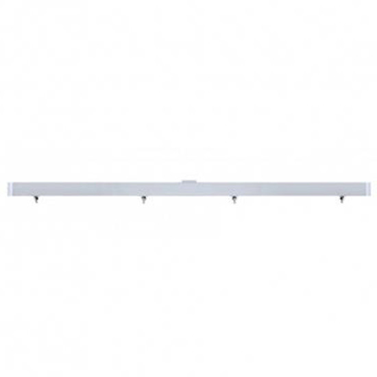 Chrome 24 Inch Long Dual 12 Inch LED Light Bar Housing