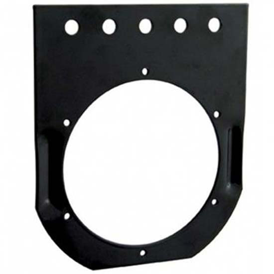 Black Marker Light Bracket W/ 4 Inch Light Hole