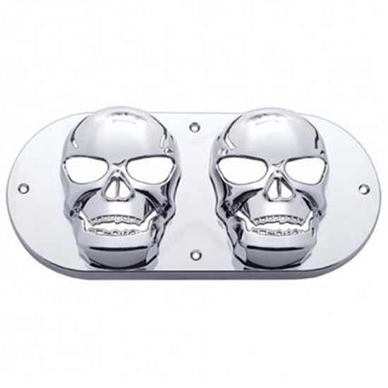 Oval Skull Light Bezel For Grommet Mounted Lights