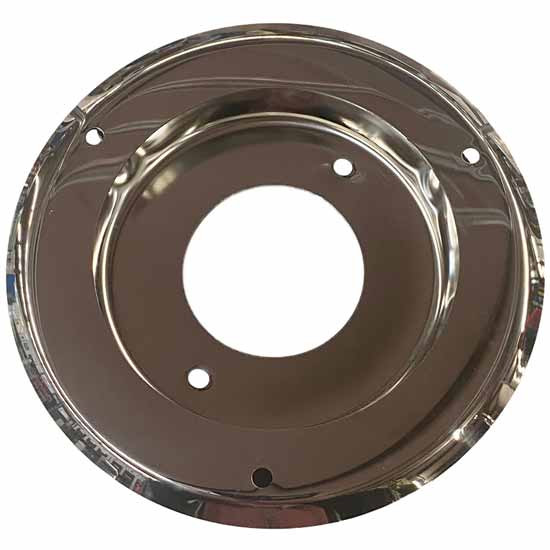 Stainless Steel Recessed Watermelon Light Mount W/ Outer Bezel, By CSM