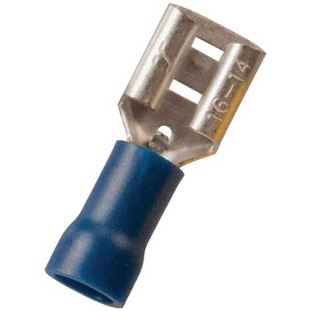 16-14 AWG Blue Vinyl Push On Female Disconnect, .187 Tab - 19 Pack 16-14 AWG Blue Vinyl Push On Female Disconnect, .187 Tab - 19 Pack