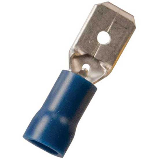 16-14 AWG Blue Vinyl Push On Female Disconnect, .250 Tab - 20 Pack