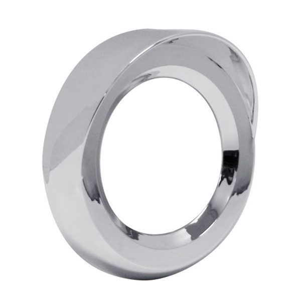 2.5 Inch Chrome Bezel W/ Visor - Twist On