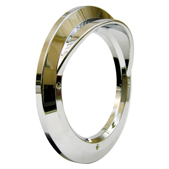 4 Inch Chrome Plastic Bezel W/ Visor