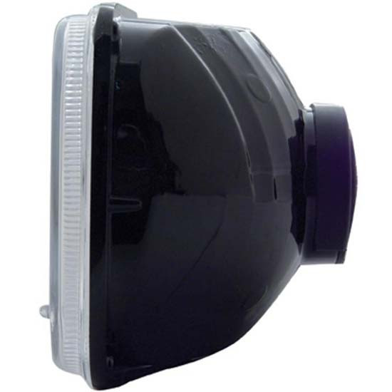 5 X 7 Inch Rectangular Crystal Headlight W/ Halogen Bulb