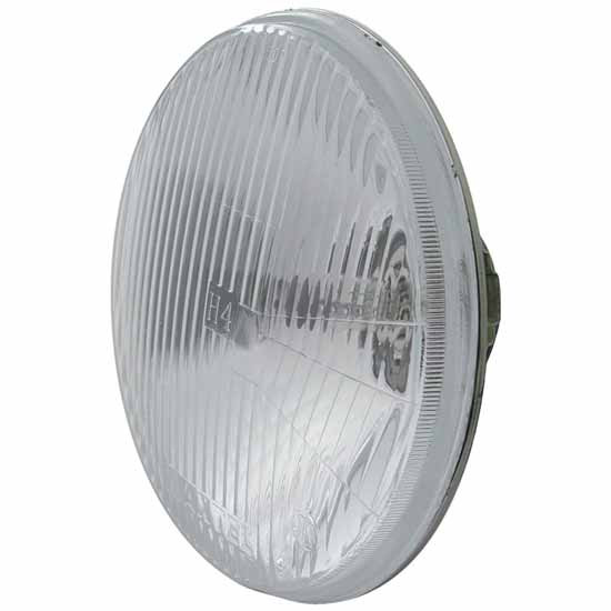 7 Inch Flat Glass Headlight Conversion Kit With Replaceable H4 Bulb