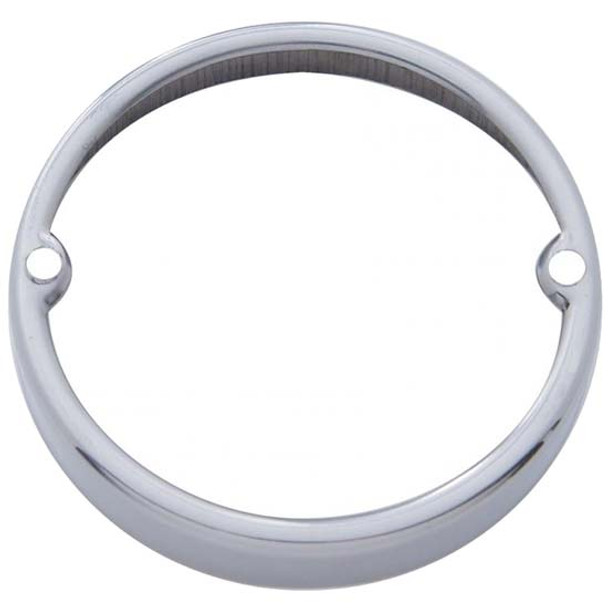 Stainless Steel Round Cab Light Bezel For Glass Lens Conversion Stainless Steel Round Cab Light Bezel For Glass Lens Conversion
