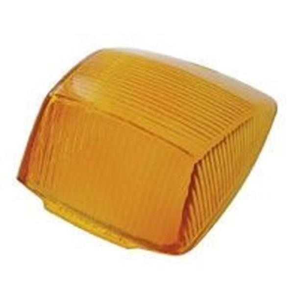 Rectangular Amber Glass Cab Light Lens Rectangular Amber Glass Cab Light Lens