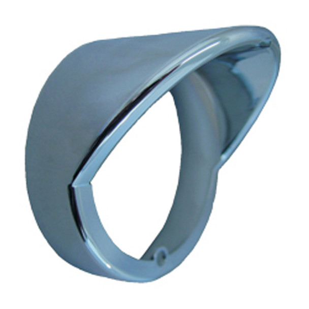 Chrome Plastic Clearance Light Bezel W/ Visor For Truck Lite Chrome Plastic Clearance Light Bezel W/ Visor For Truck Lite