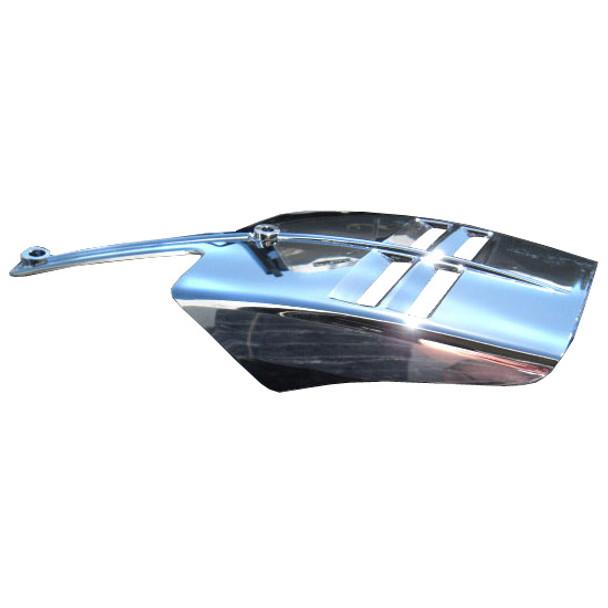 Chrome Plastic Square Cab Light Bezel For Kenworth & Pete Models Chrome Plastic Square Cab Light Bezel For Kenworth & Pete Models