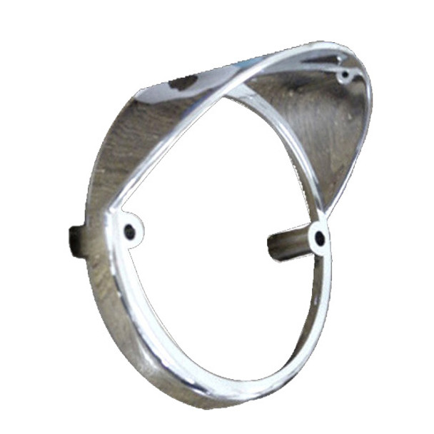 Chrome Clearance Cab Light Bezel W/ Visor Chrome Clearance Cab Light Bezel W/ Visor