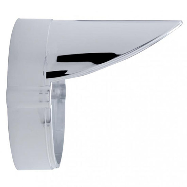 Chrome Plastic Flush Mount Base W/ Visor For Grakon 1000 Style LED Cab Lights Chrome Plastic Flush Mount Base W/ Visor For Grakon 1000 Style LED Cab Lights