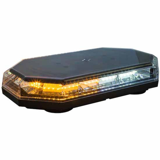 15 Inch Octagonal 56 Diode Amber/Clear LED Mini Light Bar W/ 10 Adjustable Flash Patterns 15 Inch Octagonal 56 Diode Amber/Clear LED Mini Light Bar W/ 10 Adjustable Flash Patterns