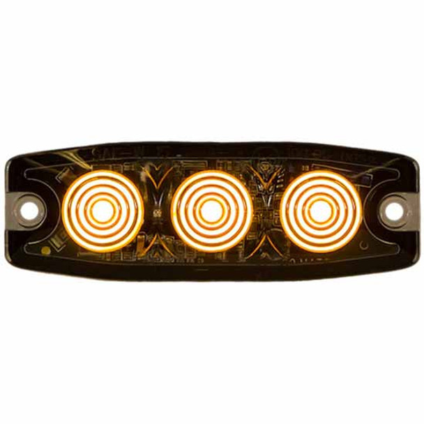 3.5 Inch Ultra Thin Amber LED Strobe Light W/ 12 Flash Patterns 3.5 Inch Ultra Thin Amber LED Strobe Light W/ 12 Flash Patterns