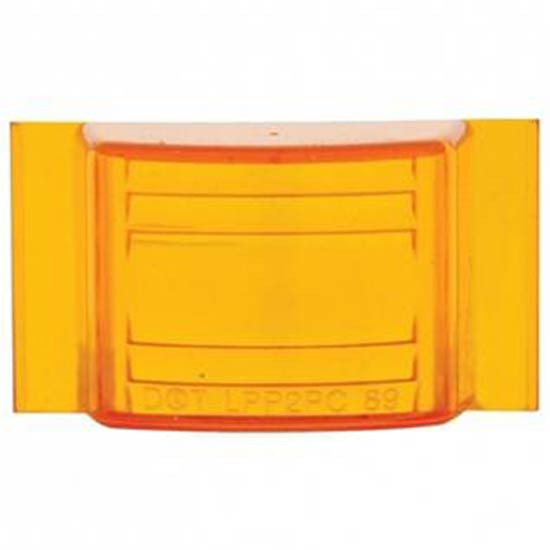 Narrow Rail Clearance Side Marker Light Lens Amber 4 State Trucks