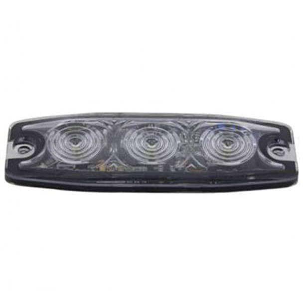 3 High Power LED Super Thin Warning Light - Amber LED 3 High Power LED Super Thin Warning Light - Amber LED