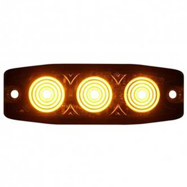 3 High Power LED Super Thin Warning Light - Amber LED 3 High Power LED Super Thin Warning Light - Amber LED