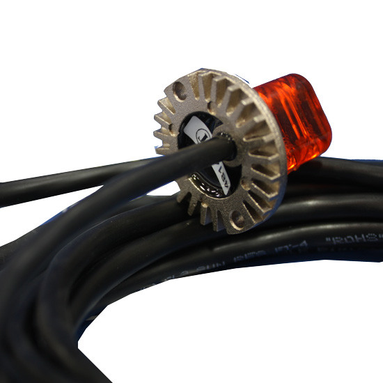 Hide A Star In Line Remote Flashing LED Kit With Directional  Head  -  Amber