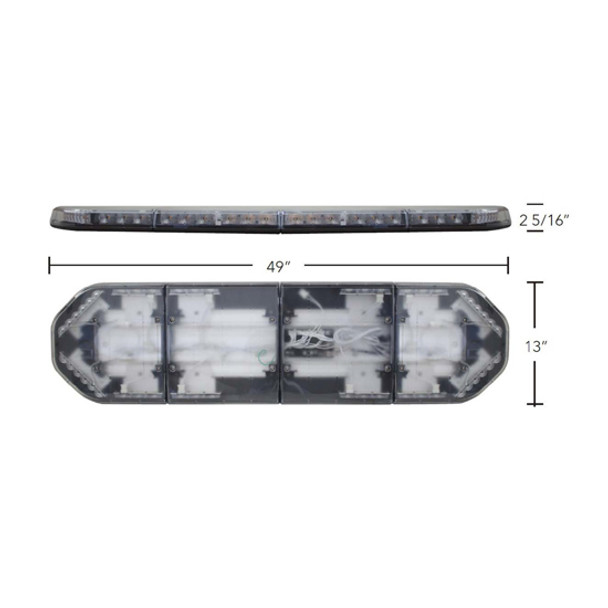 49 Inch 12 LED High Power LED Warning Light Bar 49 Inch 12 LED High Power LED Warning Light Bar