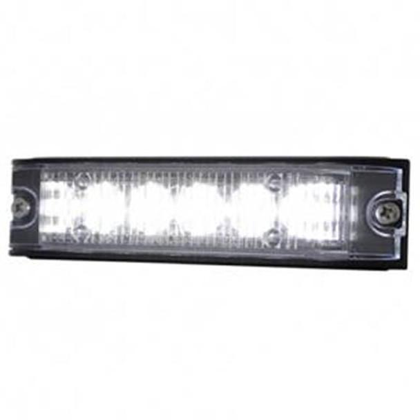 6 High Power LED Warning Lighthead - Lower Profile - White LED 6 High Power LED Warning Lighthead - Lower Profile - White LED
