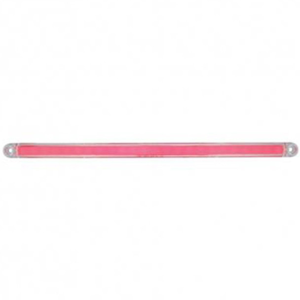 12 Inch 24 LED Dual Function GLO-Light W/ Chrome Bezel - Red Led/ Clear Lens 12 Inch 24 LED Dual Function GLO-Light W/ Chrome Bezel - Red Led/ Clear Lens