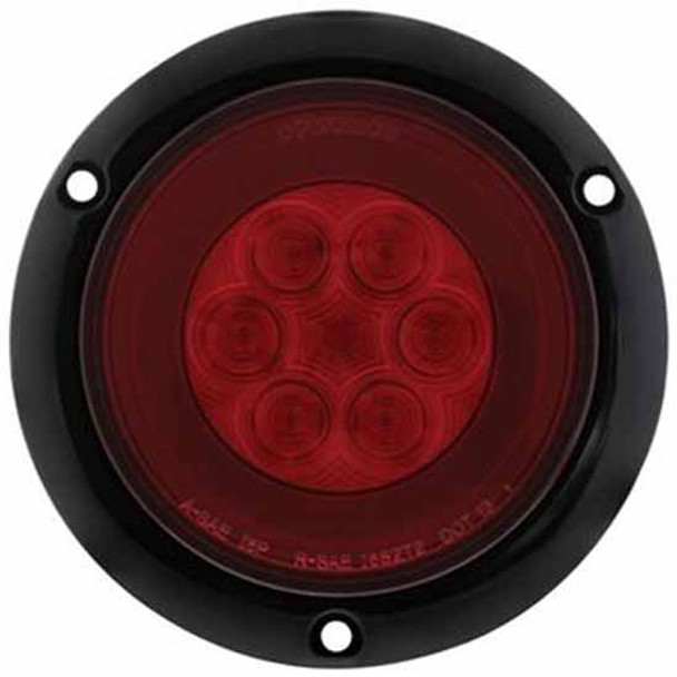 21 LED 4 Inch Flange Mount Glo-Light - Stop. Turn And Tail - Red LED / Red Lens 21 LED 4 Inch Flange Mount Glo-Light - Stop. Turn And Tail - Red LED / Red Lens