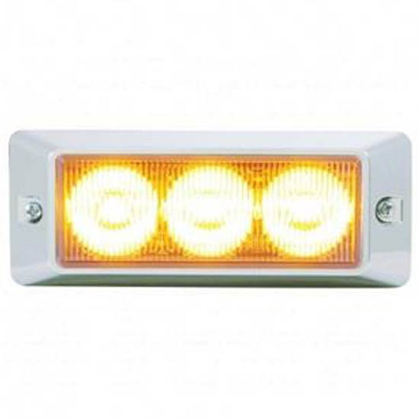 3 High Power LED Warning Light - Amber LED 3 High Power LED Warning Light - Amber LED