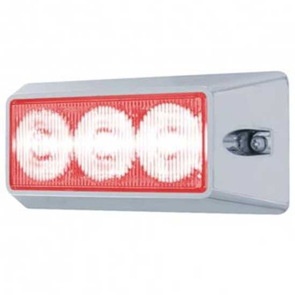 3 High Power LED Warning Light - Red LED 3 High Power LED Warning Light - Red LED