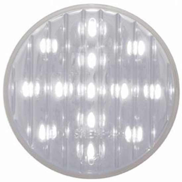 2.5 Inch Round 13 LED Aux. Utility Light - White LED / Clear Lens