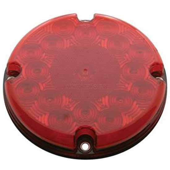 Turn Signal Light W/ 17 - 7 Inch Red LED & Red Lens