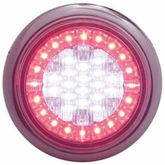 Stop/ Turn And Tail Light W/ 38 LEDs Flang Mount - 4 Inch