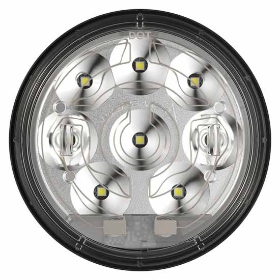 Model 234 Smart Heat LED Taillights, DOT Compliant - White LED / Clear Lens