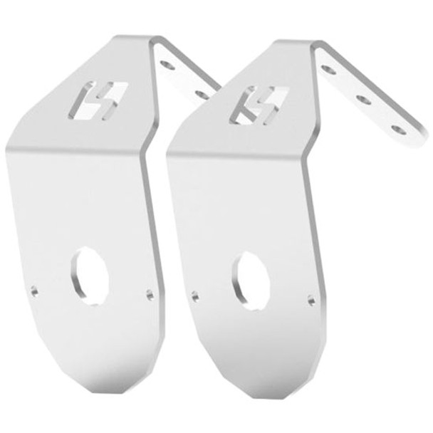 Stainless Steel Mirror Turn Signal Bracket W/ Holes To Mount A Single Watermelon Light Stainless Steel Mirror Turn Signal Bracket W/ Holes To Mount A Single Watermelon Light