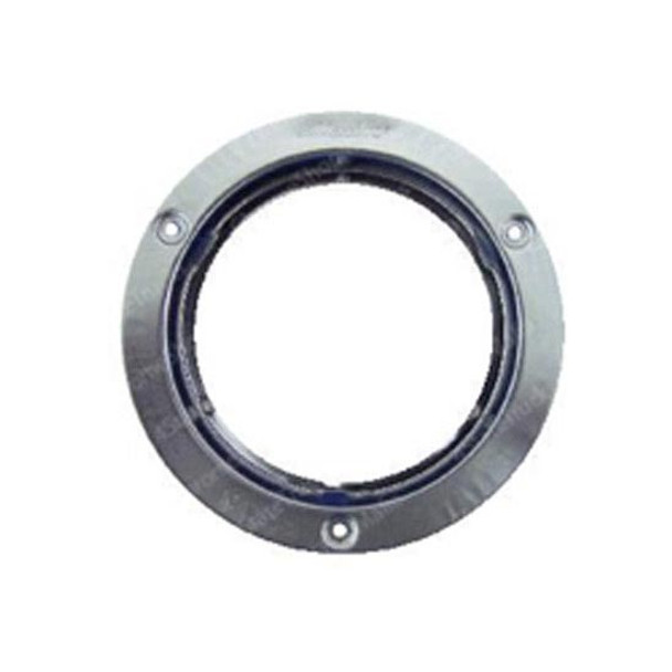 Maxxima Stainless Steel Flange For 4 Inch Round Light - Snap On