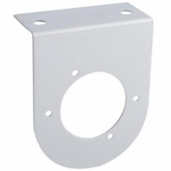 Stainless Steel L Shaped Light Bracket With 3 Inch Cutout