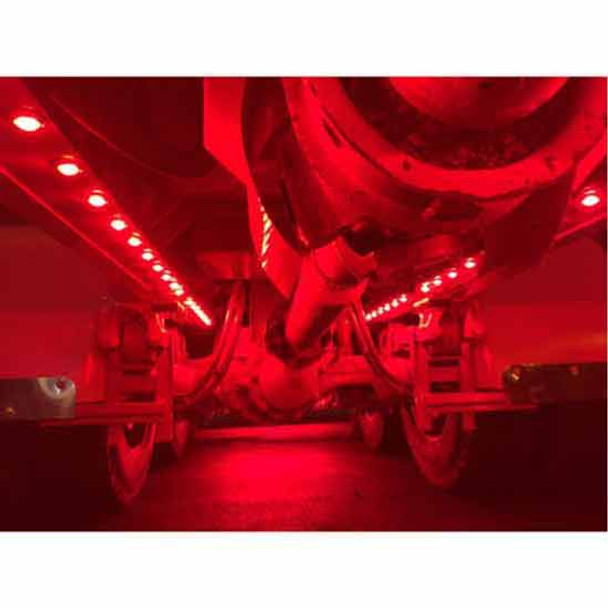 12 Inch Stainless Under Body Glow Light Bracket W/ 6 Round 3/4 Inch Light Holes 12 Inch Stainless Under Body Glow Light Bracket W/ 6 Round 3/4 Inch Light Holes