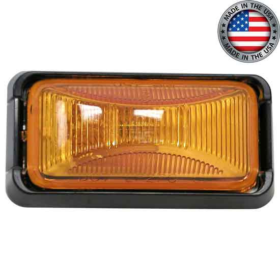 Amber Marker Light Kit W/ Black Base
