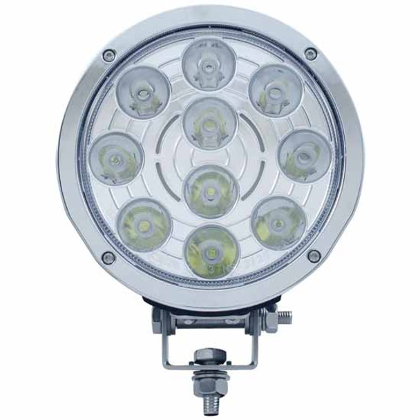 7 Inch 10 High Power Diode Driving Light, 1300 Lumens, Clear Lens 7 Inch 10 High Power Diode Driving Light, 1300 Lumens, Clear Lens