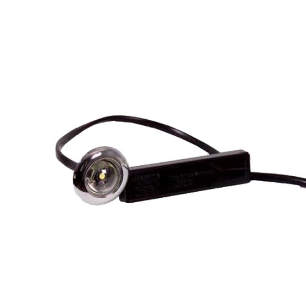 Maxxima White Round Micro LED Work Light W/ Stainless Steel Bezel & Clear Lens Maxxima White Round Micro LED Work Light W/ Stainless Steel Bezel & Clear Lens