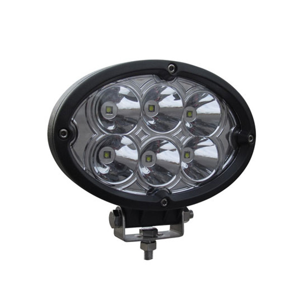 Cree Oval 5400 Lumen LED Work Light W/ Black Housing