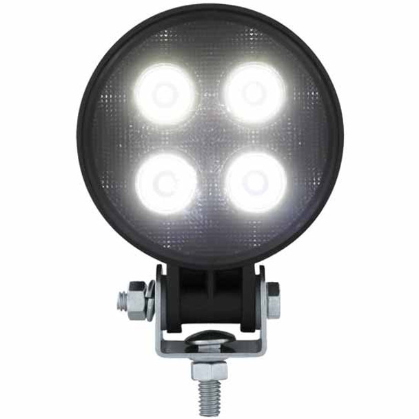 4 LED Round Compact Work Light W/ Black Housing