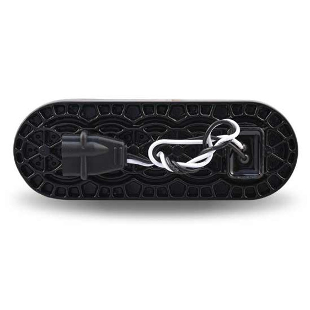 Oval 6 Diode LED Flood Work Lamp With Clear Bubble Lens & Reflector Cap Grommet Mount Oval 6 Diode LED Flood Work Lamp With Clear Bubble Lens & Reflector Cap Grommet Mount